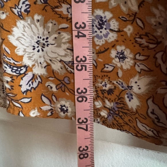 Floral Goldenrod Dress - Picture 7 of 9